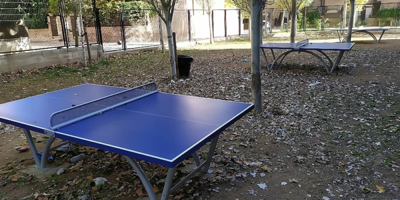 mesas ping pong sport parque